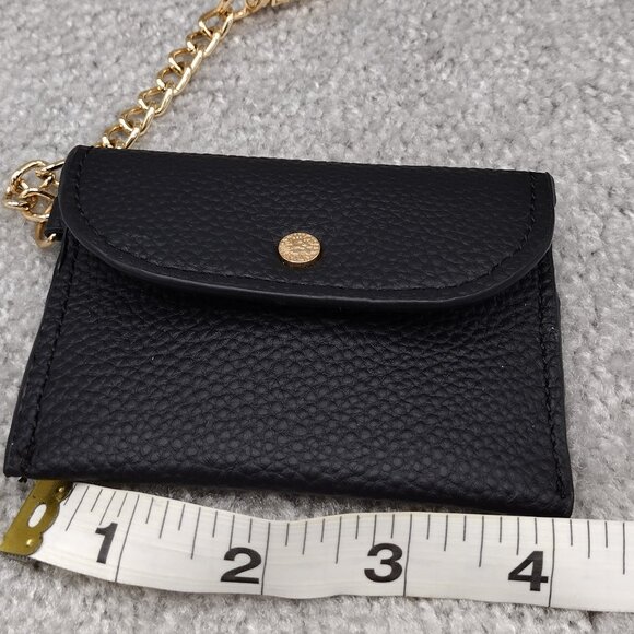 Anne Klein Faux Leather Coin Purse Card Small Wallet Key Chain - Picture 4 of 5